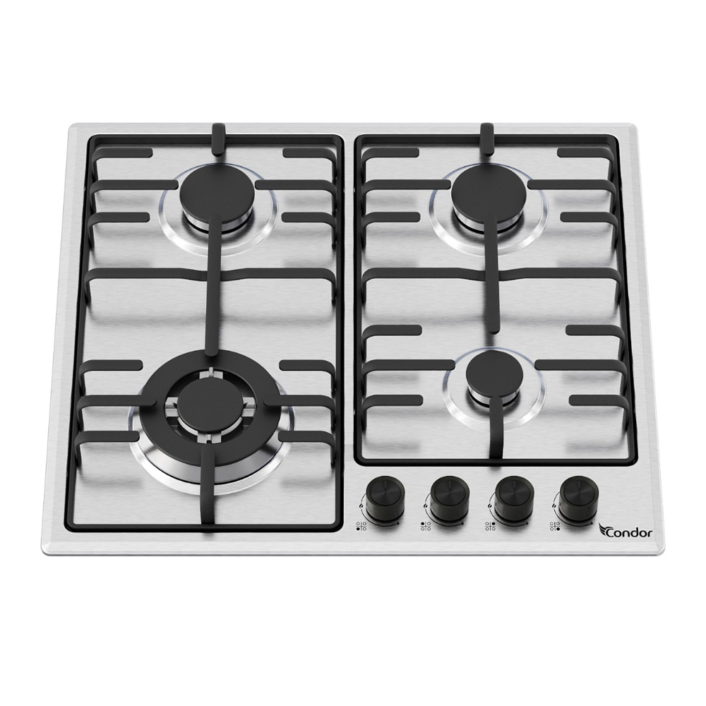 Table de Cuisson Encastrable Inox 4 Feux Aversa | CTE64WAV1X